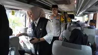Bismillah, Polres Garut Lepas Ratusan Penumpang Mudik Gratis ke Dua Jalur Berbeda