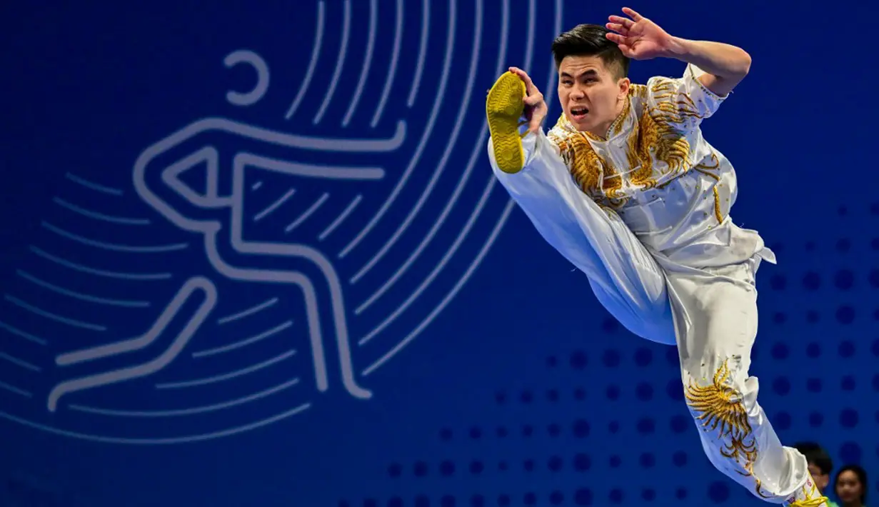 Edgar sukses mempersembahkan medali perak Asian Games 2023 untuk Indonesia. (Ishara S. KODIKARA/AFP)