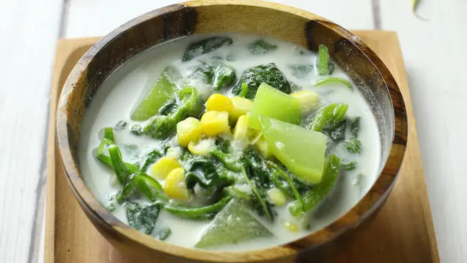 sayur bobor bayam kangkung