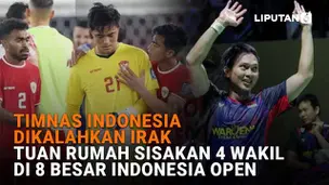 Timnas Indonesia Dikalahkan Irak, Tuan Rumah Sisakan 4 Wakil di 8 Besar Indonesia Open