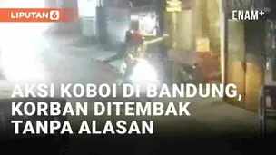 VIDEO: Viral Aksi Koboi Bermotor di Bandung, Korban Ditembak Usai Tak Respon Teriakan Pelaku
