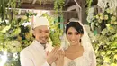 Tyas Mirasih resmi menjadi istri Raiden Soedjono pada Sabtu (8/7/2017) siang. Setelah selesai akad nikah, pasangan ini akan menggelar resepsi pernikahan di tempat yang sama pada malam harinya. (Bambang E. Ros/Bintang.com)