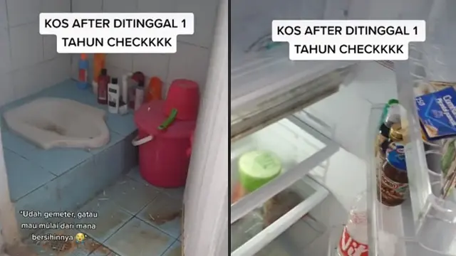 Viral Kondisi Kamar Kos Setelah Satu Tahun Ditinggal, Bikin Warganet Kaget