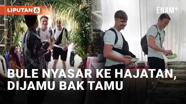 Momen bule nyasar viral di media sosial. Dua pria bule tersebut nyasar ke hajatan pernikahan warga. Terjadi di kawasan wisata Sungai Mudal, Kulonprogo. Salah satu tuan rumah bahkan memanggil keduanya masuk ke tenda.