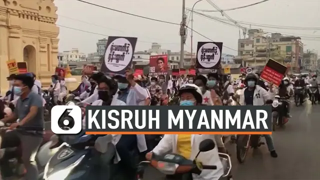 VIDEO: Ratusan Tenaga Medis Protes Kudeta Militer Myanmar