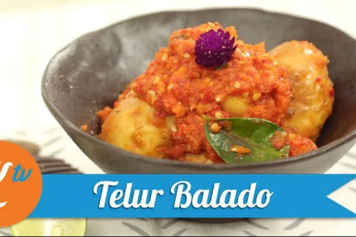 Yuk Lengkapi Menu Makan Siang Nanti dengan Telur Balado Lezat