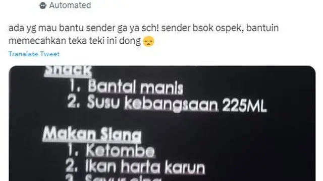 7 Teka-Teki Penugasan Ospek untuk Mahasiswa Baru Ini Bikin Mikir