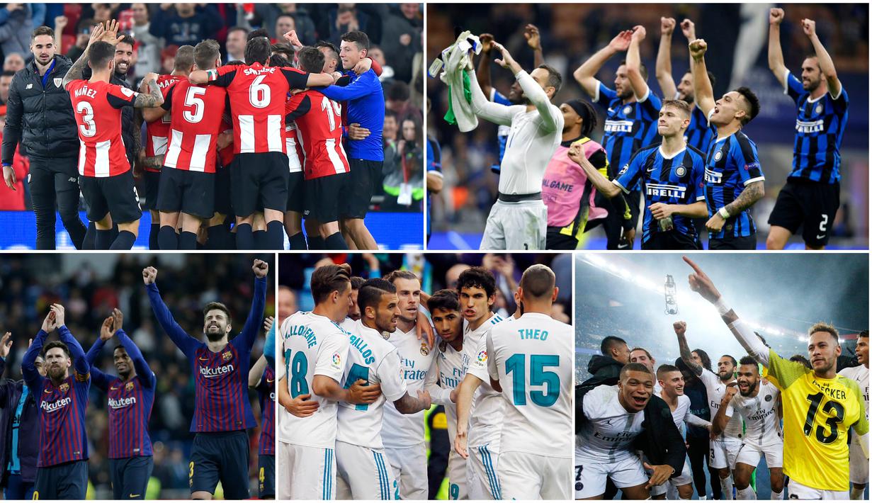 Berikut ini klub-klub di liga top Eropa yang belum pernah merasakan degradasi atau turun kasta.