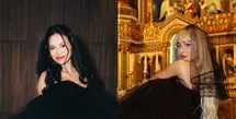 Dikenal sebagai ratu pesta, Erika Carlina kerap gunakan berbagai kostum unik dan mencolok. Baru-baru ini, ia duplikasi busana Sabrina Carpenter di video klip Feather [@eri.carl]