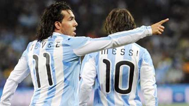 Carlos Tevez- Lionel Messi