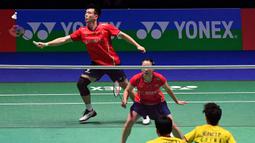 All England 2022 menjadi turnamen pertama pasangan Zheng/Huang pada tahun ini. Mereka menjadi unggulan kedua di sektor ganda campuran di turnamen tertua di dunia itu. Langkah Zheng/Huang terbilang mulus di awal. Sayangnya mereka harus tunduk dari rekan senegaranya, Wang Yi Lyu/Huang Dong Ping di partai semifinal dengan skor 1-2 (7-21, 21-13, dan 13-21). (AFP/Justin Tallis)