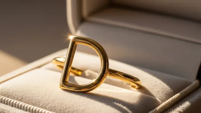 Cincin Band Polos D-Shape (Classic Plain Band)