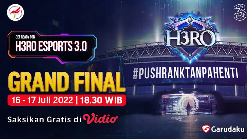 Mulai 16-17 Juli, Saksikan Live Streaming Grandfinal H3RO PUBGM 3.0 di Vidio