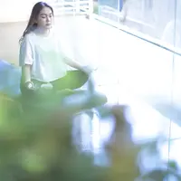 Melatih meditasi/copyright fimela/daniel kampua