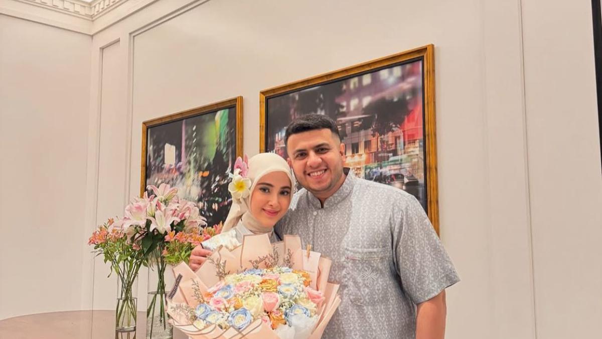 Disebut Ketularan Fadil Jaidi, Momen Kocak Miskah Shafa Isengin Suami Perkara Sedotan