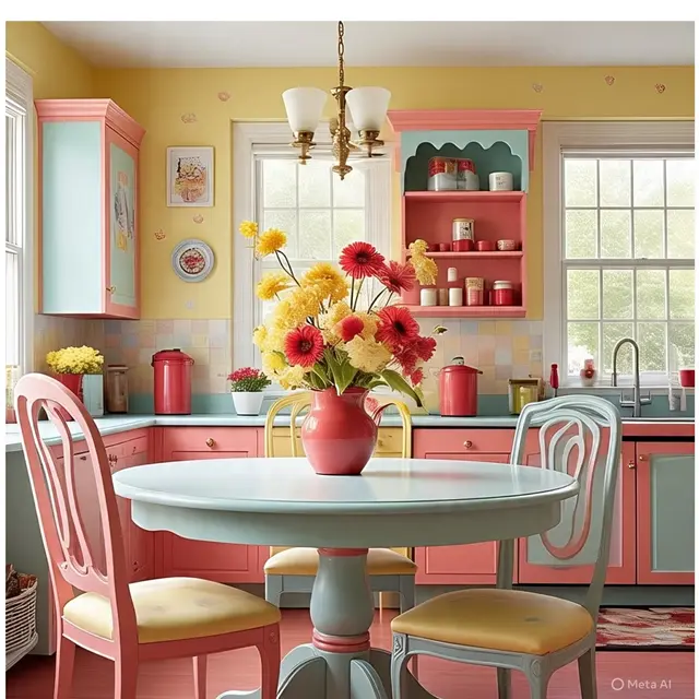 5 Inspirasi Kombinasi Warna Rumah Merah dan Kuning, Bikin Ruangan Makin Estetik