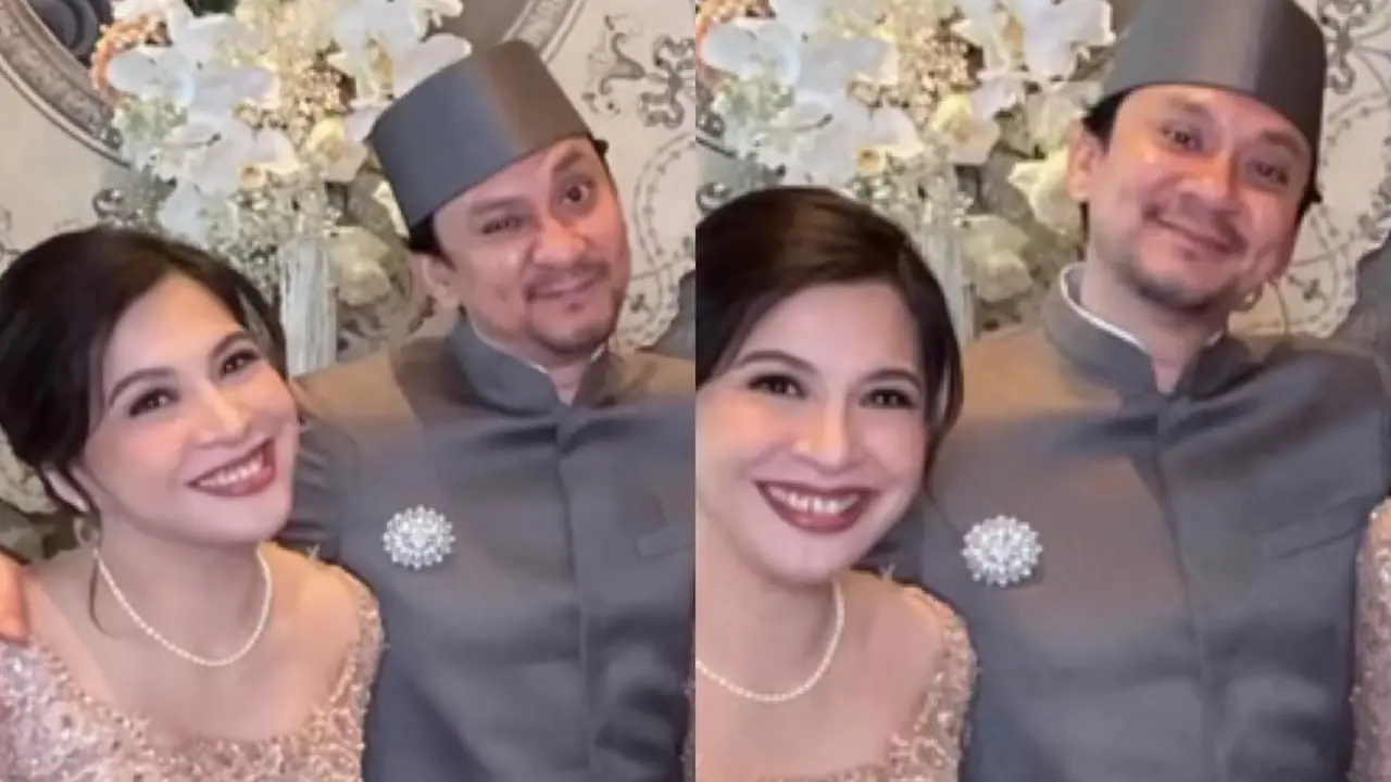 Penampilan Istri Vincent Rompies saat Hadir di Pernikahan Enzy Storia
