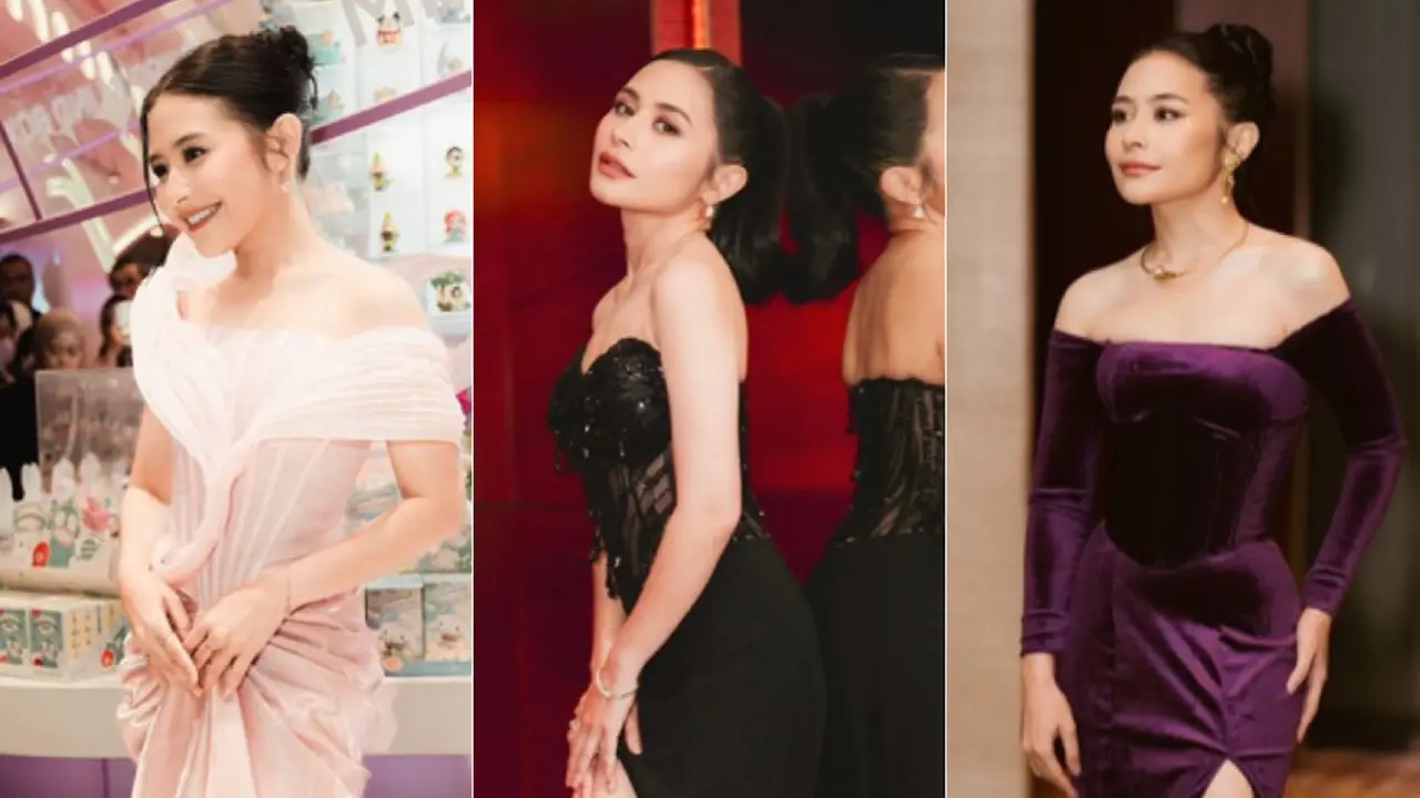 Prilly Latuconsina setelah Turun Berat Badan Capai 11 Kilo saat pakai dress