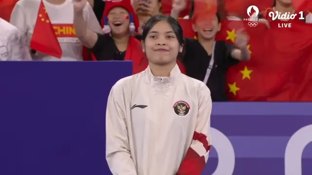 Potret Gregoria Mariska Tunjung di Podium, Sumbang Medali Pertama untuk Indonesia