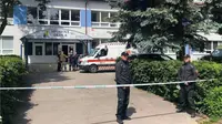 Tempat kejadian perkara terjadinya serangan di sekolah dasar Slovakia. (Source: Facebook)