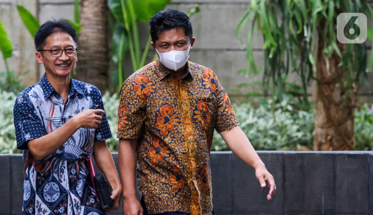 Sebelumnya, Ari Suryono sudah tiba di gedung Merah Putih KPK sekitar pukul 10.00 WIB. (Liputan6.com/Herman Zakharia)