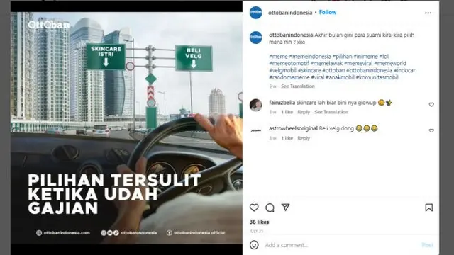 meme otomotif