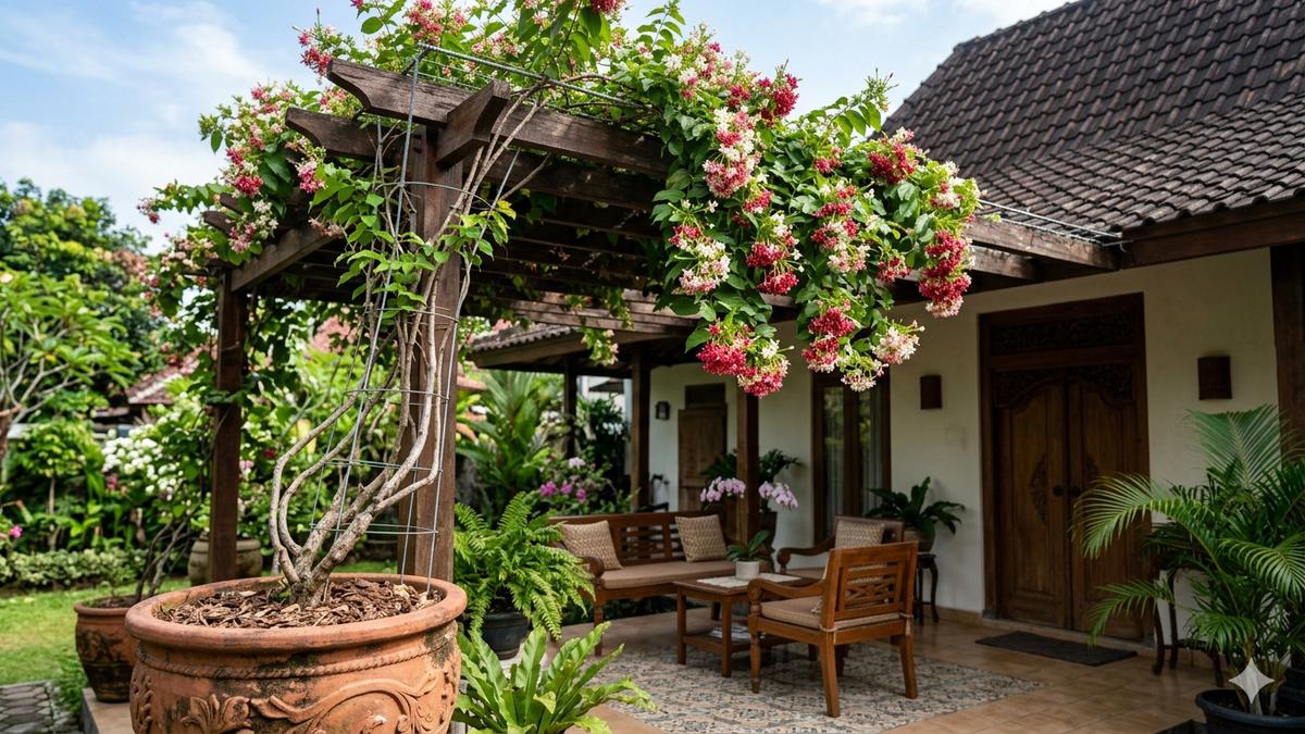 Cara Menanam Melati Belanda di Pot untuk Kanopi Rumah agar Subur dan Berbunga Lebat