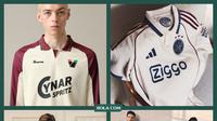 Jersey keren musim 2025/2026 pilihan Bola.com. (Photo doc Arsenal, Adidas, Venezia, Ajax/Wiwig Prayugi)