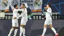 Bertandang ke markas Stade Brestois 29, Real Madrid menang telak 3-0. (FRED TANNEAU/AFP)
