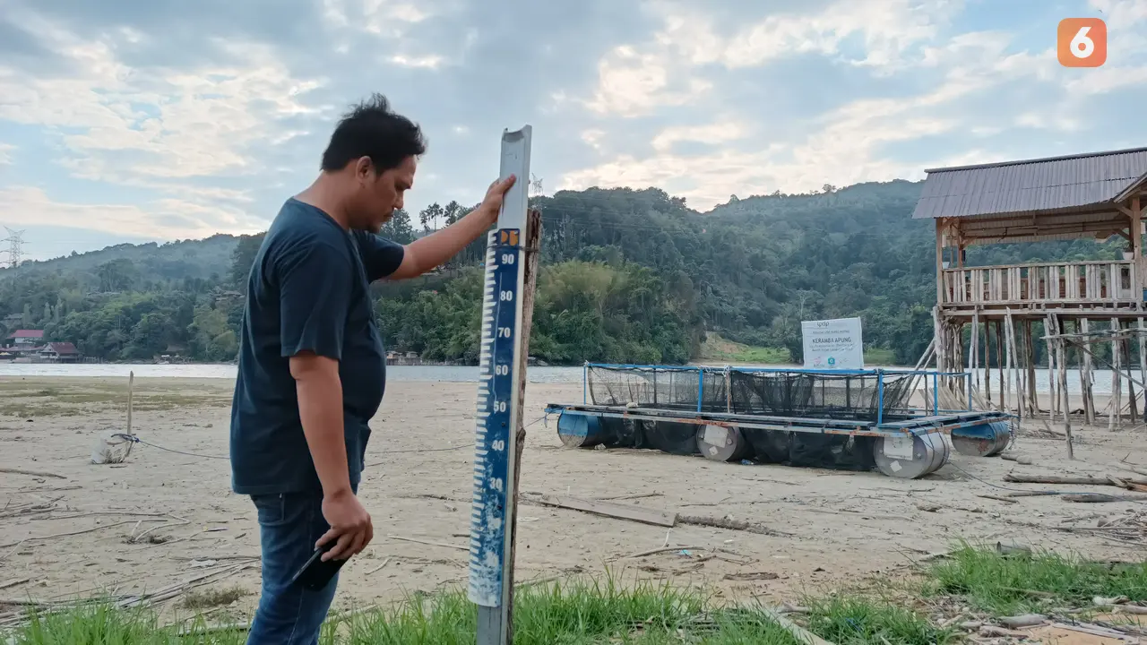 Danau Poso surut ekstrem