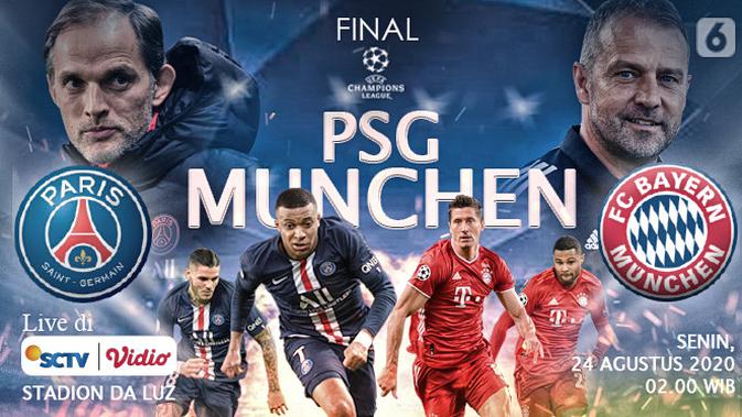 Link Live Streaming Final Liga Champions Psg Vs Munchen Di Sctv Dan Vidio Bola Liputan6 Com
