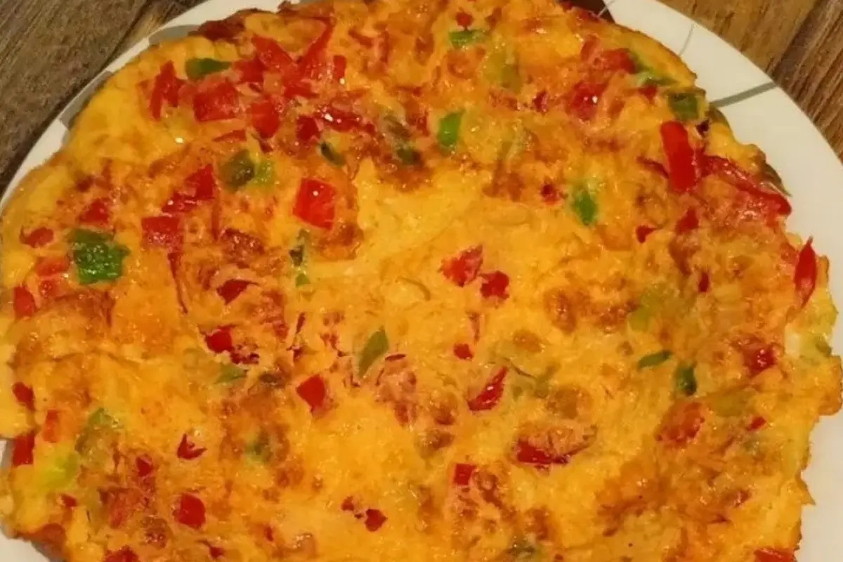 Resep telur dadar paprika. (dok. Cookpad @cook_26012960)