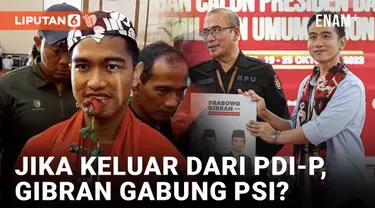 Ketua Umum Partai Solidaritas Indonesia Kaesang Pangarep menyikapi kabar tentang sang kakak, Gibran Rakabuming Raka yang diminta keluar dari PDI-P. Kaesang tegaskan PSI siap menerima jika Gibran ingin bergabung.