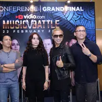 Acara Grand Final Vidio.com Music Battle bakal digelar besok, Selasa, 23 Februari 2016. Acara disiarkan secara langsung oleh situs vidio.com pukul 20.00 WIB. (Andy Masela/Bintang.com)
