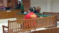 Sidang eks-Kasat Resnarkoba Polres Barelang atas dakwaan penggelapan barang bukti narkotika 1 kg. (Foto: Liputan6.com/Ajang Nurdin)