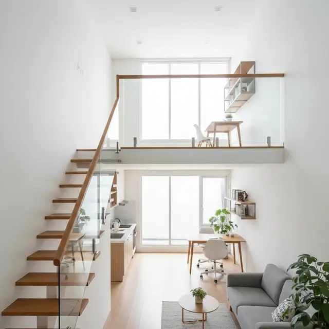 Desain Mezzanine Rumah Type 45 (Foto: Gemini AI)