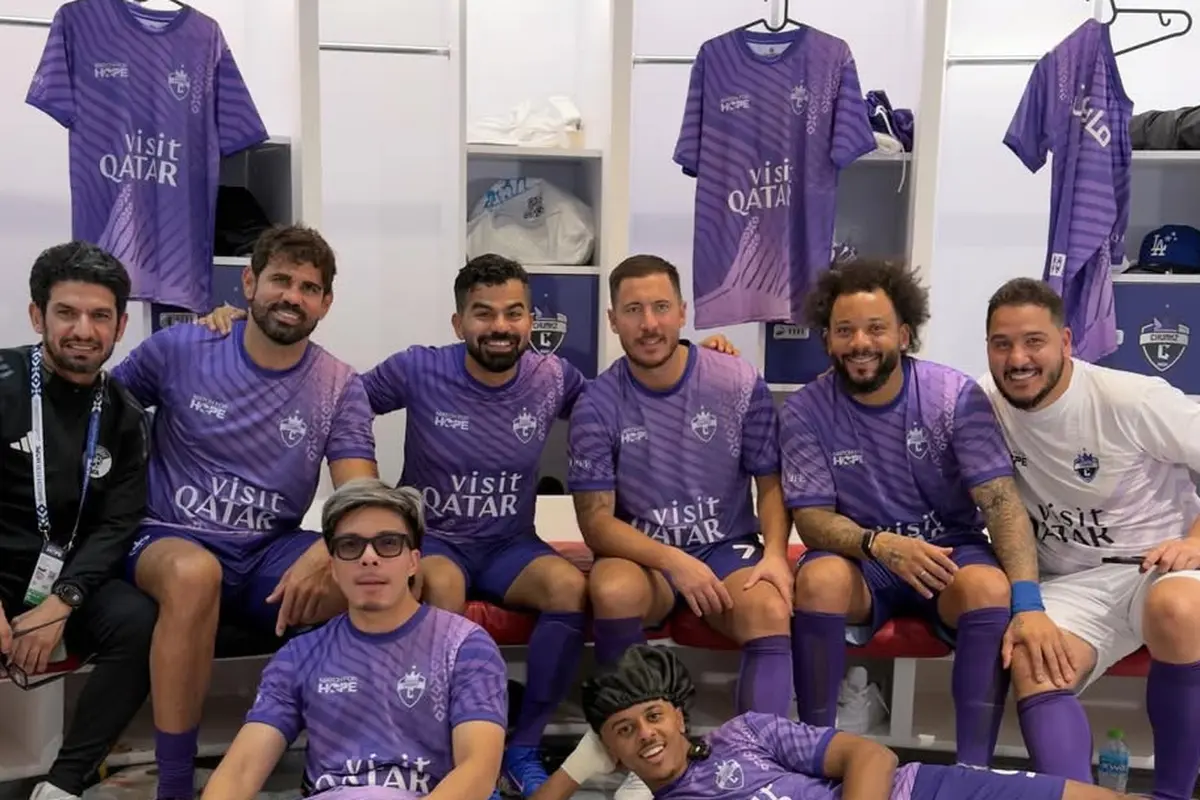 Atta Halilintar Bersama Pesepak Bola dan Youtuber Dunia