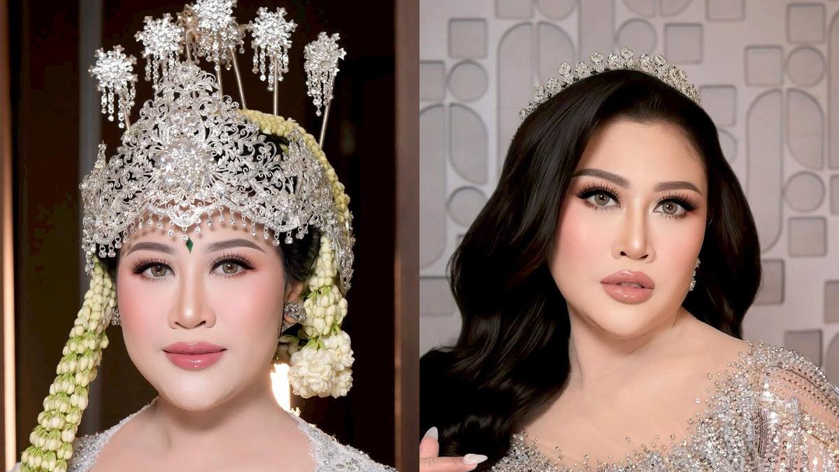 Boiyen Resmi Menikah, Intip Pesona Sang Komedian dalam Balutan Siger Sunda hingga Gaun Berpayet Mewah