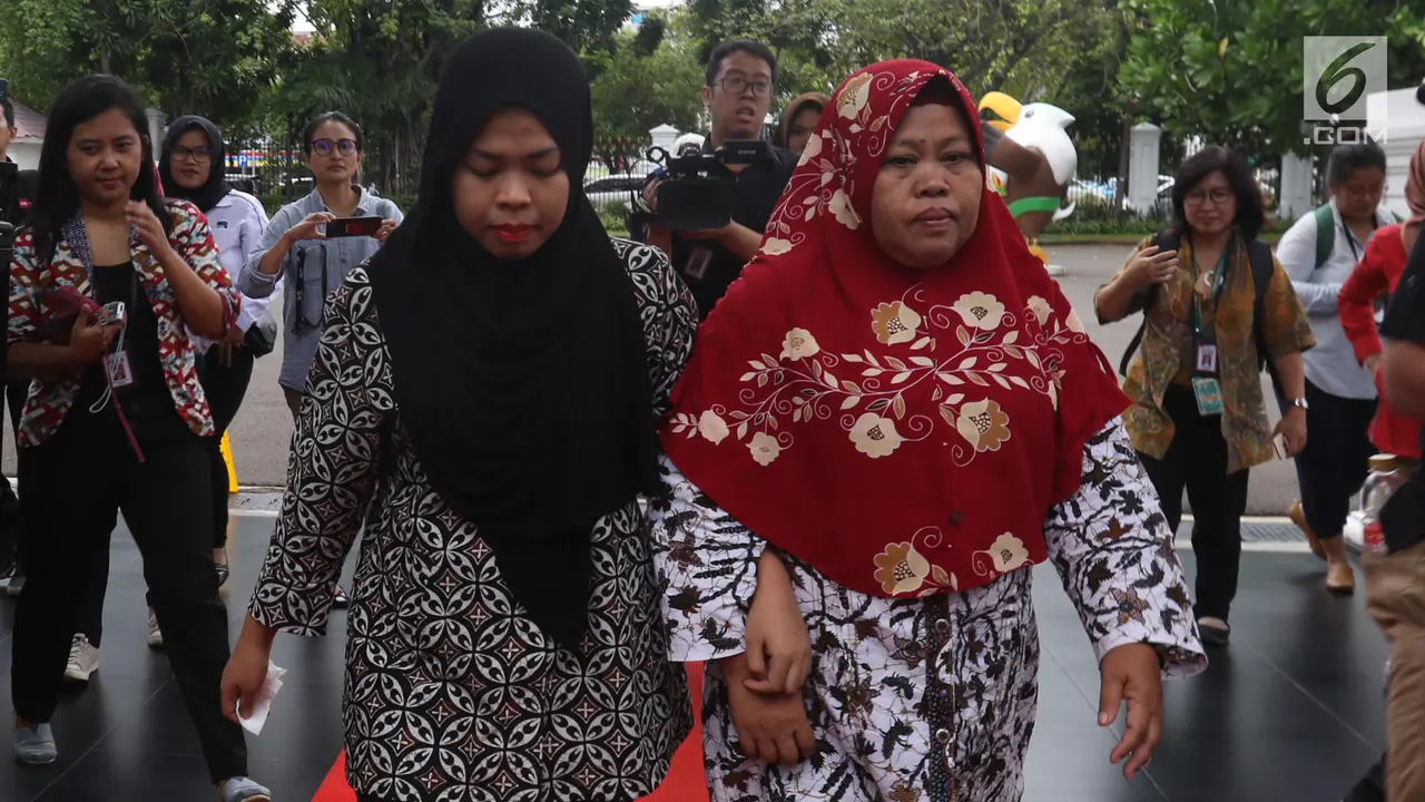 Presiden Jokowi Terima Siti Aisyah di Istana
