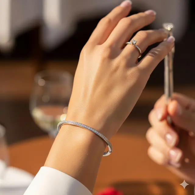 Bangle Berlian Minimalis