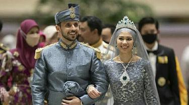 Menikah selama 10 hari, berikut gaun yang dikenakan Putri Brunei Darussalam/dok. Instagram @brunieroyalfamily