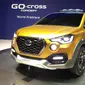 Oktober lalu, Datsun menampilkan mobil konsep tipe crossover Go-cross di Nissan Global Headquarters, Yokohama, Jepang.