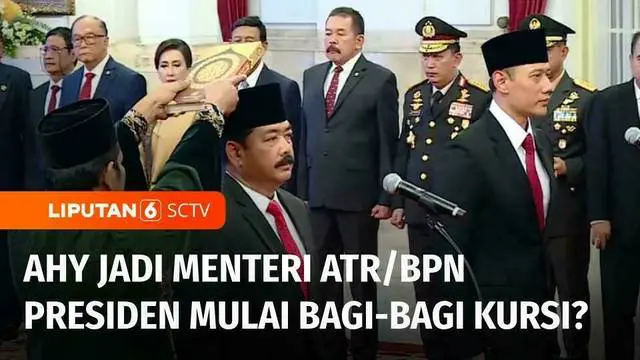 Penunjukan AHY sebagai Menteri dalam kabinet Jokowi memicu sejumlah spekulasi. Di antaranya, apakah benar ini menjadi sinyal bagi-bagi kursi sudah dimulai? Selengkapnya dalam Diskusi.