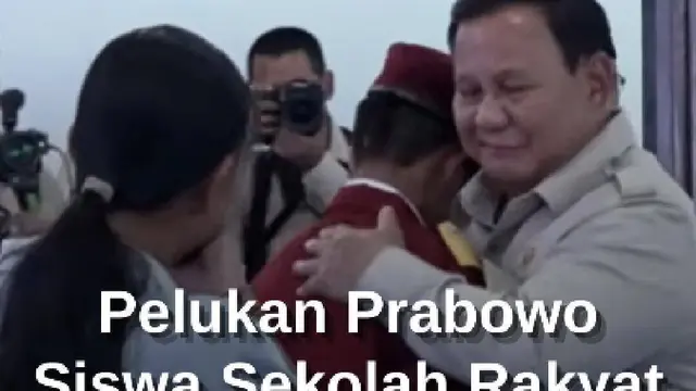 Bikin Haru Siswa Sekolah Rakyat Curhat Sering Diejek, Dipeluk Hangat Prabowo