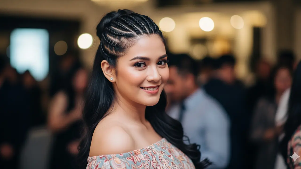 Model Rambut Pesta Wanita (Foto: Gemini AI)