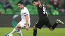 3. Shapi Suleymanov (FC Krasnodar) - Shapi Suleymanov tampil sebanyak 17 pertandingan dengan menyumbang empat gol dan empat assist. Total catatan menit bermain Shapi Suleymanov sebanyak 2.104.(AFP/STR)