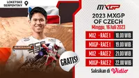 GRATIS! Live Streaming MXGP Republik Ceko 2023 di Vidio, Minggu 16 Juli : Ada Wakil Indonesia