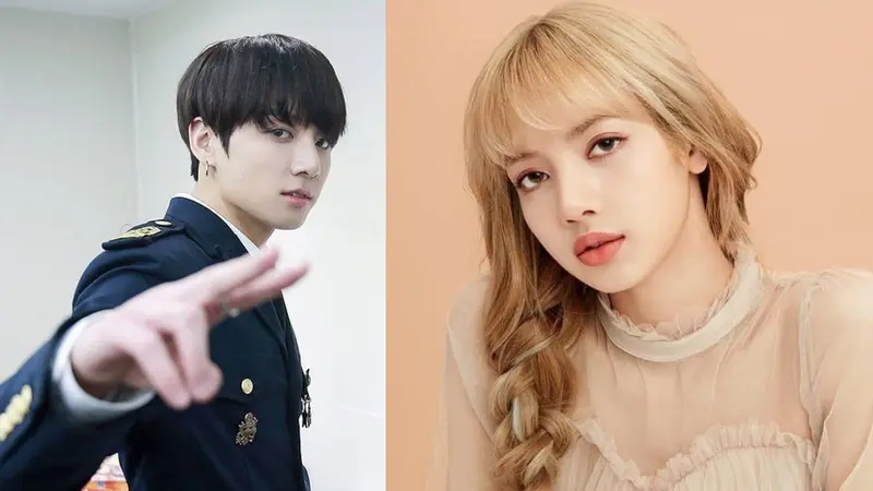 Lisa Blackpink dan Jungkook BTS (Soompi)