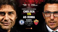 Chelsea vs AS Roma (Liputan6.com/Abdillah)