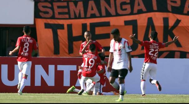 Inilah selebrasi unik para penggawa Bali United kala mengandasakan Persija Jakarta dengan skor 3-0.